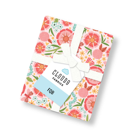 LOVE BUGS" 100% organic cotton fabric collection from Cloud9, spring theme  bugs and flowers. 