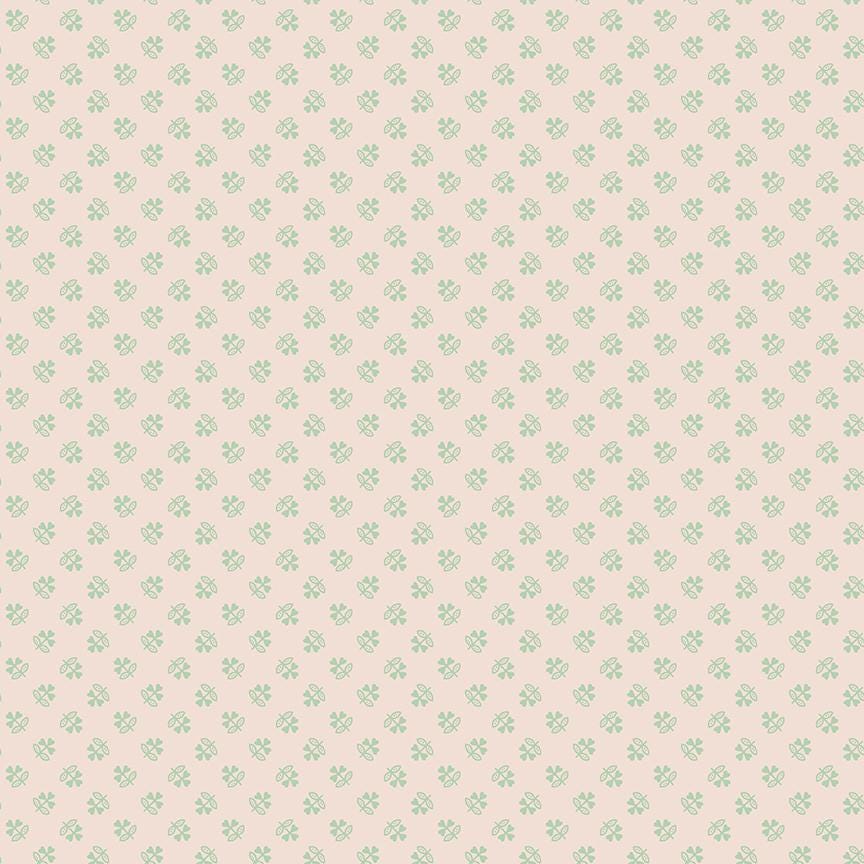 Pattern Background Clover Sage from The Farmer’s Daughter collection, designed by Lori Holt of Bee in My Bonnet for Riley Blake Designs, is a nostalgic and charming celebration of rural farm life. Inspired by Lori Holt’s family heritage, this 100% premium cotton collection evokes memories of simple times with a vibrant, vintage-inspired aesthetic.