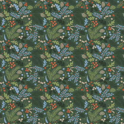 Pattern Berries forest from the Santa's Tree Farm collection