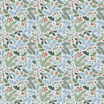 Pattern Berries white from the Santa's Tree Farm collection