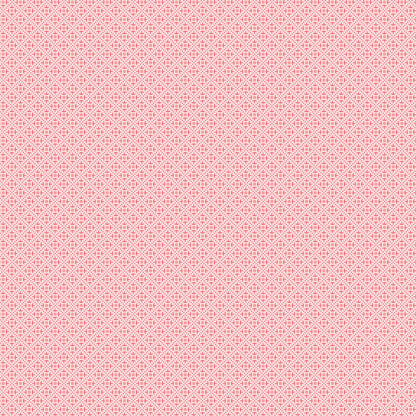  delicate, intricate pattern resembling lace or eyelet lace. Fabric pattern is from The Berry & Sage fabric collection by Lori Holt  for Riley Blake Designs which is a vintage-inspired line  characterized by a color palette of coral, tea rose, cherry, alpine, latte, and sage. The collection features a mix of delicate florals, calicos, geometrics, and plaids.