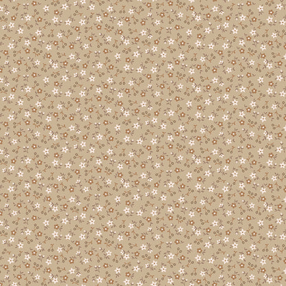 Pattern Blossom Palomino from The Farmer’s Daughter collection, designed by Lori Holt of Bee in My Bonnet for Riley Blake Designs, is a nostalgic and charming celebration of rural farm life. Inspired by Lori Holt’s family heritage, this 100% premium cotton collection evokes memories of simple times with a vibrant, vintage-inspired aesthetic