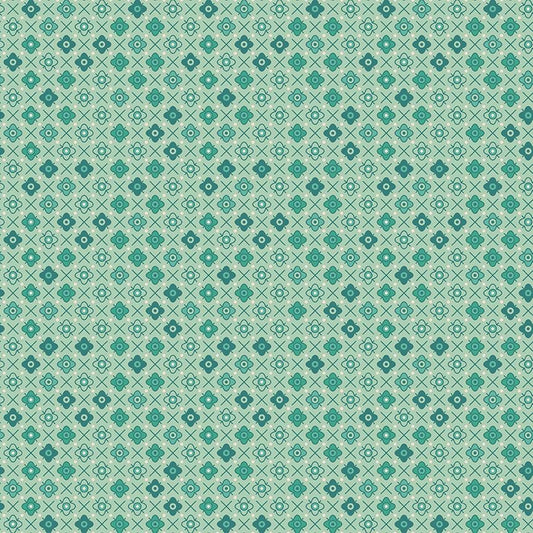 Pattern Flower Patch Sage from The Farmer’s Daughter collection, designed by Lori Holt of Bee in My Bonnet for Riley Blake Designs, is a nostalgic and charming celebration of rural farm life. Inspired by Lori Holt’s family heritage, this 100% premium cotton collection evokes memories of simple times with a vibrant, vintage-inspired aesthetic.