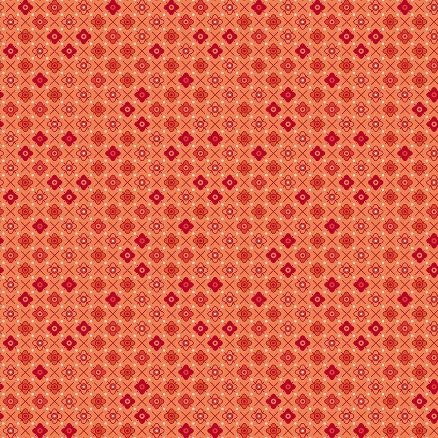 Pattern Flower Patch Squash from The Farmer’s Daughter collection, designed by Lori Holt of Bee in My Bonnet for Riley Blake Designs, is a nostalgic and charming celebration of rural farm life. Inspired by Lori Holt’s family heritage, this 100% premium cotton collection evokes memories of simple times with a vibrant, vintage-inspired aesthetic.