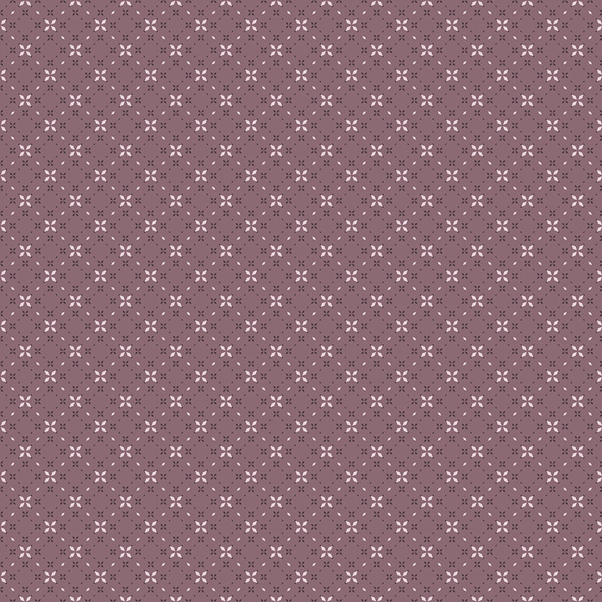 Pattern Geo Grape from the Evening on the Prairie for riley Blake designs