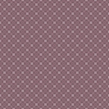 Pattern Geo Grape from the Evening on the Prairie for riley Blake designs