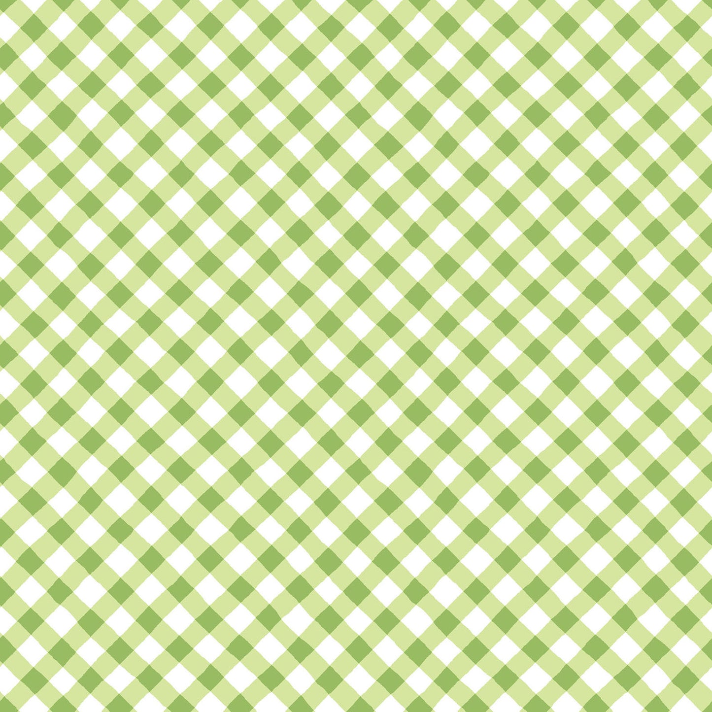 Pattern Classic Gingham in green, yellow, blue and red from The Sippin' on Sunshine collection by Kimberbell for Maywood Studio celebrates summer with playful picnic and warm-weather motifs. This collection features bright citrus slices, refreshing drinks, gingham checks, and ditsy florals across a vibrant palette of sky blue, lemon yellow, pink, and red.