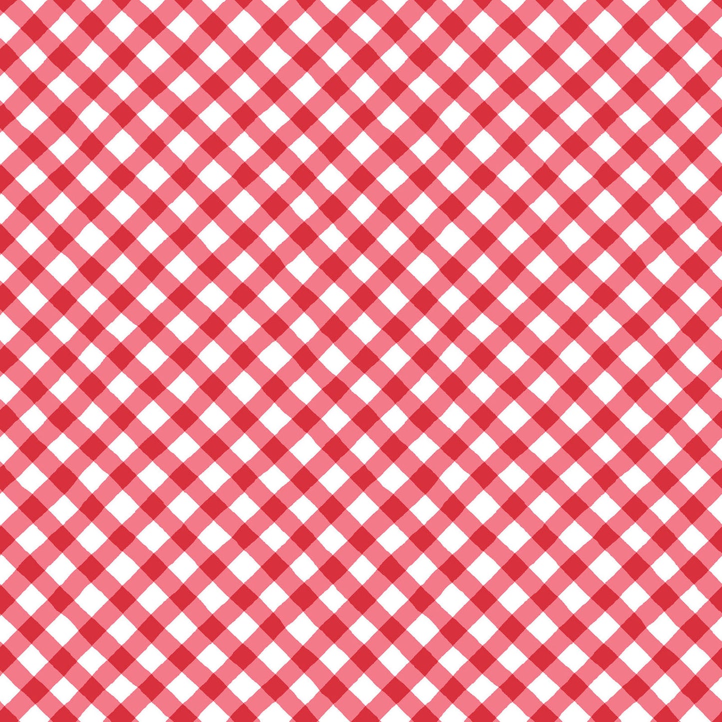 Pattern Classic Gingham in green, yellow, blue and red from The Sippin' on Sunshine collection by Kimberbell for Maywood Studio celebrates summer with playful picnic and warm-weather motifs. This collection features bright citrus slices, refreshing drinks, gingham checks, and ditsy florals across a vibrant palette of sky blue, lemon yellow, pink, and red.