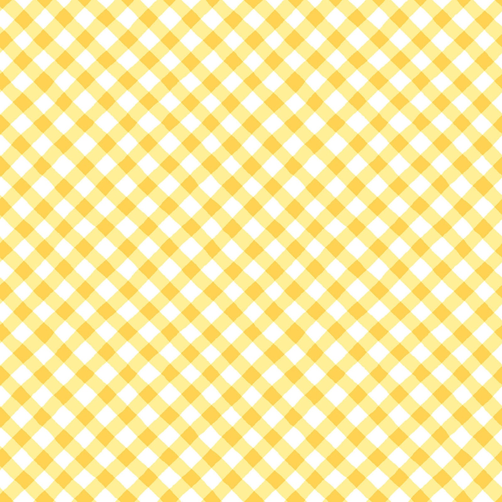 Pattern Classic Gingham in green, yellow, blue and red from The Sippin' on Sunshine collection by Kimberbell for Maywood Studio celebrates summer with playful picnic and warm-weather motifs. This collection features bright citrus slices, refreshing drinks, gingham checks, and ditsy florals across a vibrant palette of sky blue, lemon yellow, pink, and red.
