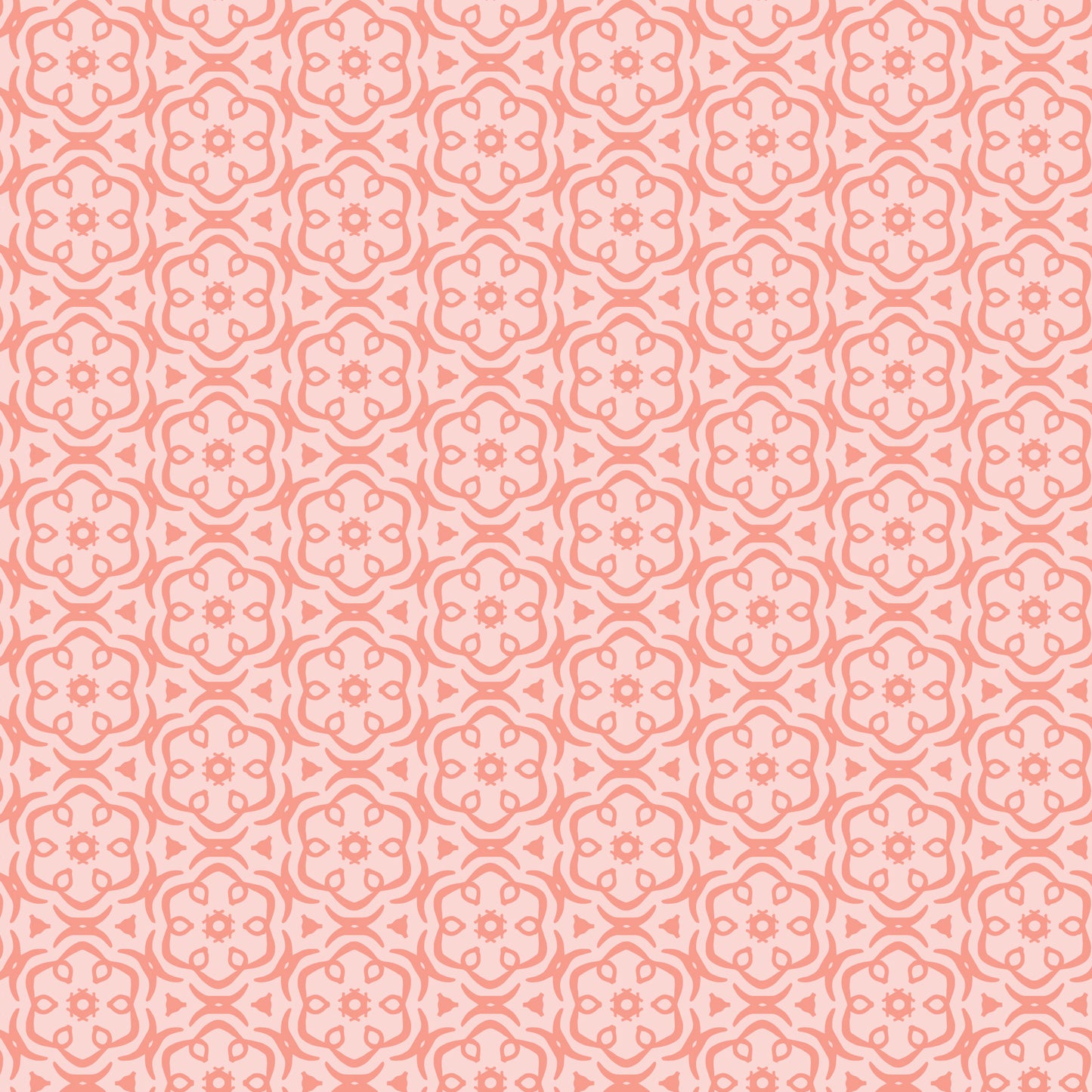 Pattern Jasmine (backgrounds in Coral, Turquoise, & Green): A detailed botanical pattern featuring Jasmine blossoms from The Gardening Girl fabric collection by Hang Tight Studio for Cloud9 Fabrics is a 16-piece, 100% organic cotton collection inspired by springtime, blooming flowers, and the joy of gardening. The collection features a modern-yet-timeless aesthetic in a refreshing palette of coral, green, grey, and white.