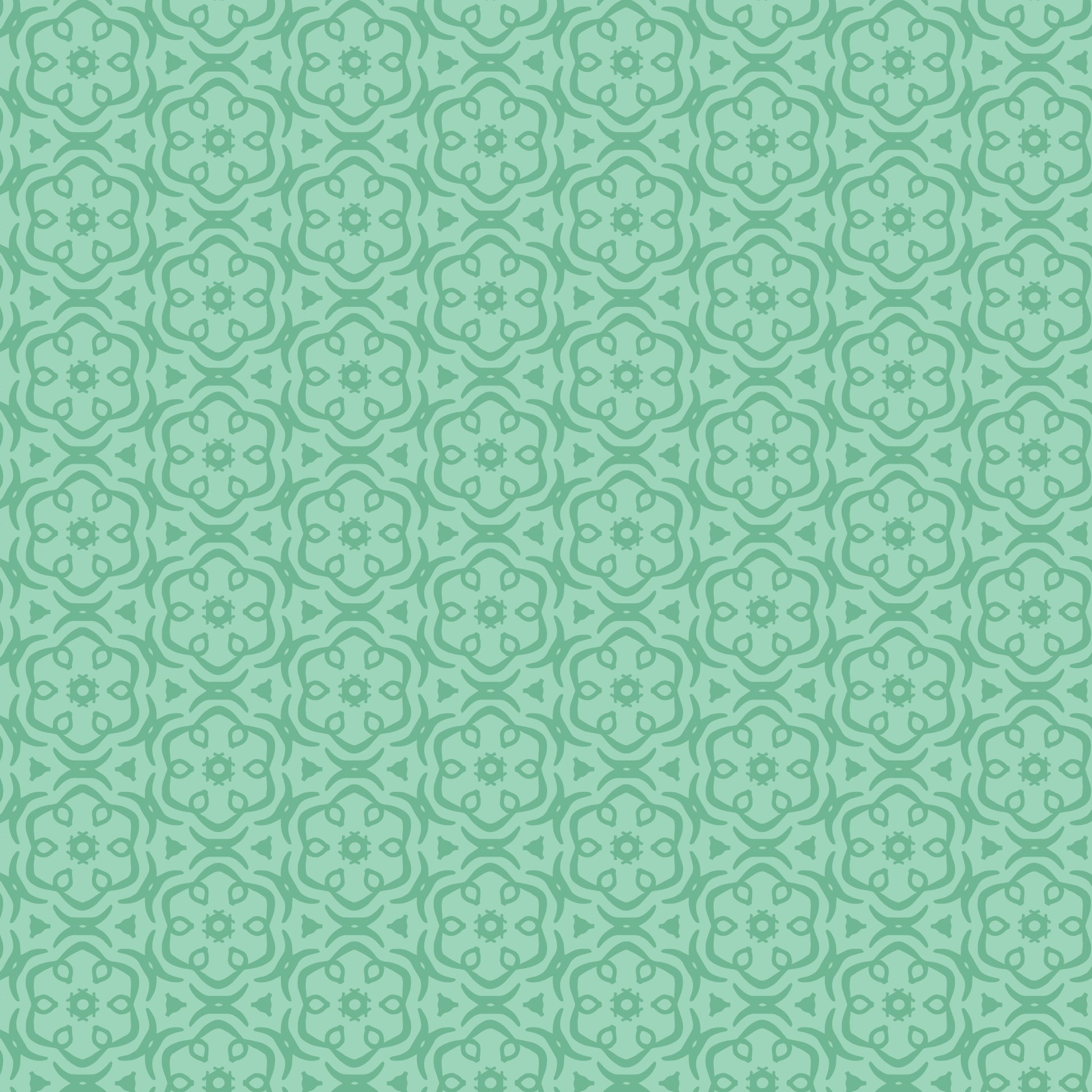 Pattern Jasmine (backgrounds in Coral, Turquoise, & Green): A detailed botanical pattern featuring Jasmine blossoms from The Gardening Girl fabric collection by Hang Tight Studio for Cloud9 Fabrics is a 16-piece, 100% organic cotton collection inspired by springtime, blooming flowers, and the joy of gardening. The collection features a modern-yet-timeless aesthetic in a refreshing palette of coral, green, grey, and white.