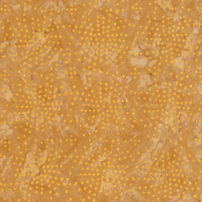Pattern Jute from The Expressions Batiks - Ink & Nectar collection by Riley Blake Designs features authentic hand-dyed fabrics with double tjap designs. Known for their sophisticated texture, these cotton and rayon prints incorporate small pops of color over diverse background shades. These patterns frequently combine overlapping organic motifs like florals, leaves, and abstract line work onto these base colors.