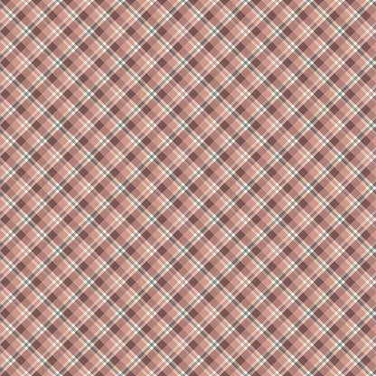 Pattern Plaid Rose from the Evening on the Prairie for riley Blake