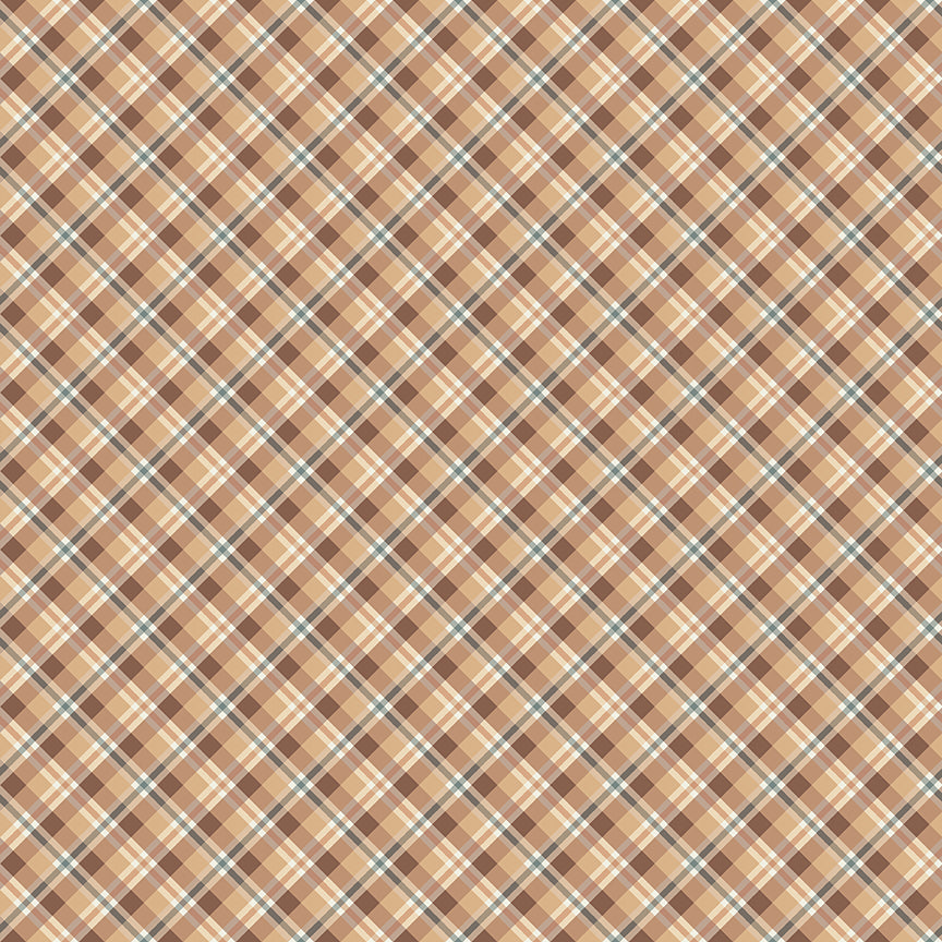 Pattern Plaid Rose from the Evening on the Prairie for riley Blake