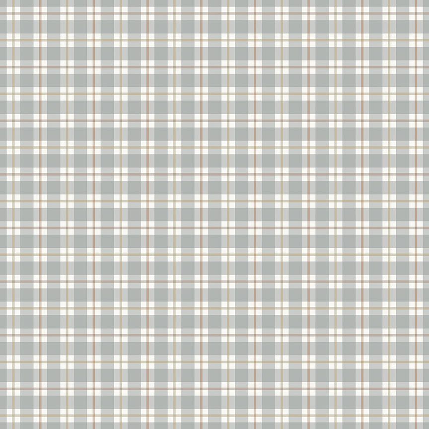 Pattern Plaid Stone from the Evening on the Prairie for Riley Blake Designs.
- 18"x22"