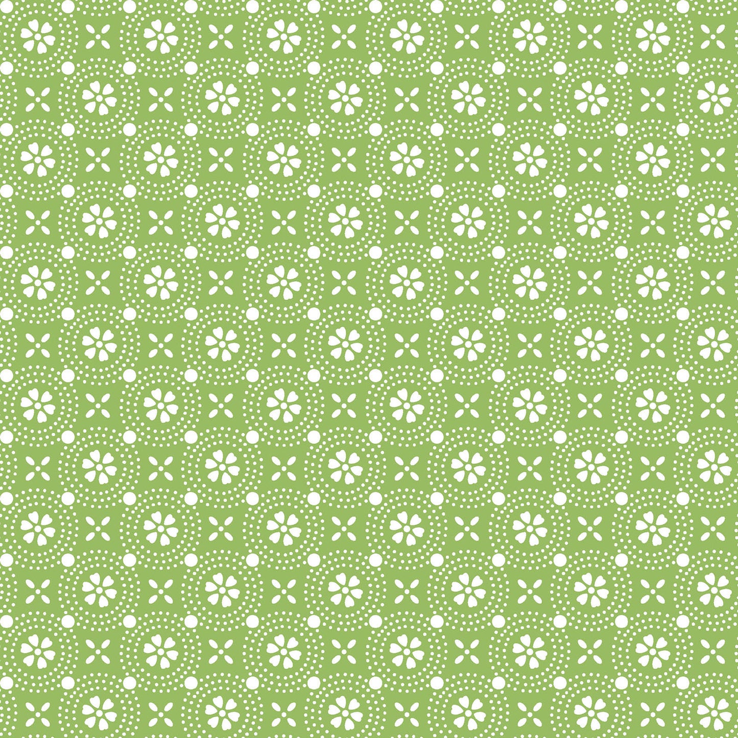 Pattern Stylized Florals: A sharp, geometric rendering of stylized blossoms from The Sippin' on Sunshine collection by Kimberbell for Maywood Studio celebrates summer with playful picnic and warm-weather motifs. This collection features bright citrus slices, refreshing drinks, gingham checks, and ditsy florals across a vibrant palette of sky blue, lemon yellow, pink, and red.