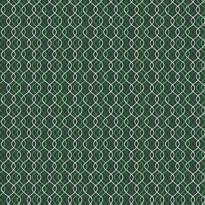 Pattern Wavy Lines / Texture Print: A versatile tonal coordinate featuring layered, wavy lines combined with tiny metallic dots, Background Colors: Snow White, rich Red, and Green, with multi-colored metallic waves from The Merry Mix collection by Maywood Studio featuring a classic Christmas color palette of snow white, berry red, and holly green. It is characterized by nostalgic holiday motifs, prancing reindeer, and florals, all elevated with shimmering metallic gold and silver accent