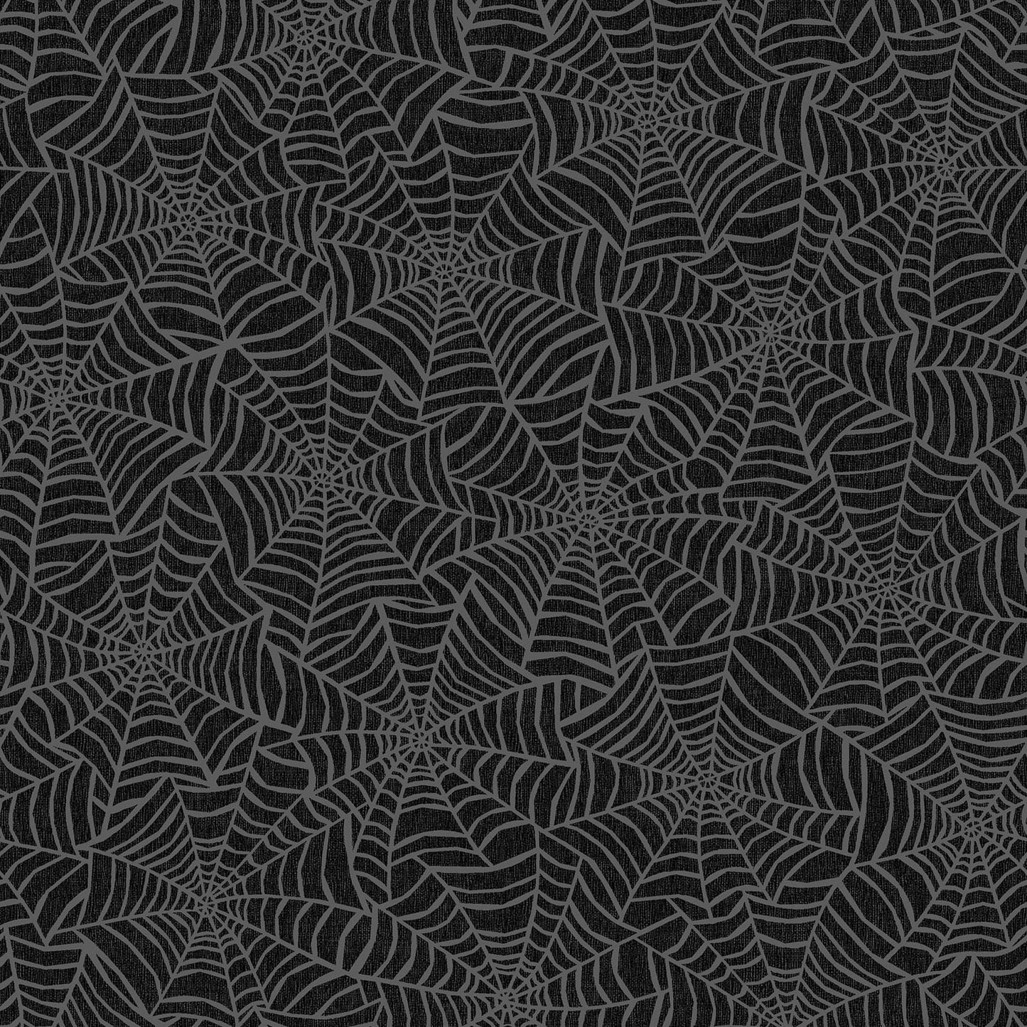 Pattern from the Pumpkin Grove fabric Collection Spider Webs: An allover tossed spider web texture. Backgrounds: Available in Black, Orange, and Cream.. The Collection by Maywood Studio is a rustic, farmhouse-inspired Halloween line featuring sophisticated seasonal palette and includes22 patterns characterized by textured backgrounds and classic spooky motifs