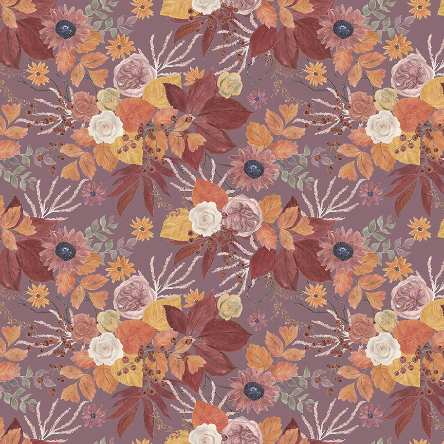 Pattern main grape  from the Evening on the prairie collection for riley blake designs