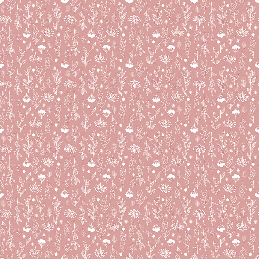 Pattern_pairie floral pink from the Evening on the prairie collection for riley blake designs