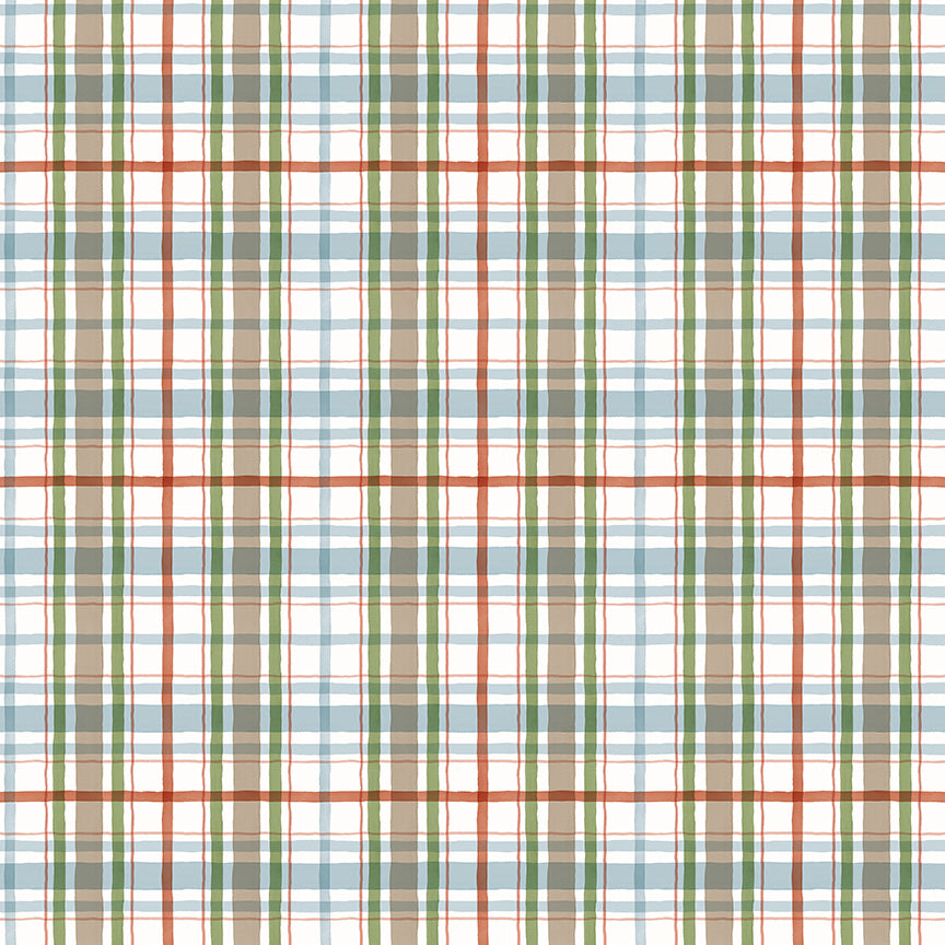 Pattern plaid multi from the Santa's Tree Farm collection