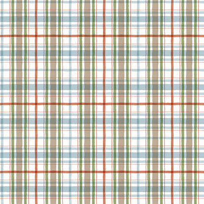 Pattern plaid multi from the Santa's Tree Farm collection