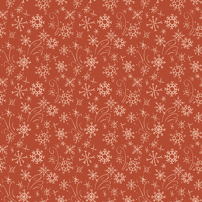 Pattern snowflakes rudolph from the Santa's Tree Farm collection