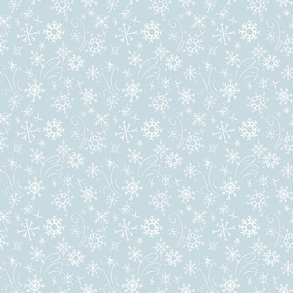 Pattern snowflakes sky from the Santa's Tree Farm collection