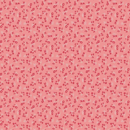 Pattern vintage Coral from The Farmer’s Daughter collection, designed by Lori Holt of Bee in My Bonnet for Riley Blake Designs, is a nostalgic and charming celebration of rural farm life. Inspired by Lori Holt’s family heritage, this 100% premium cotton collection evokes memories of simple times with a vibrant, vintage-inspired aesthetic.