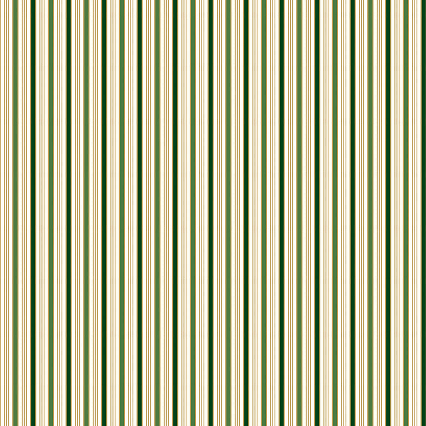 Patterns Stripes Red & Green Foils from the Poinsettias at Christmas collection, designed by Jennifer Bosworth for Riley Blake Designs, is a gorgeous holiday fabric line. It blends traditional Christmas motifs with elegant, shimmering gold metallic foil accents. The 100% cotton fabrics are perfect for heirloom-style holiday quilts, tree skirts, stockings, table runners and so much more.