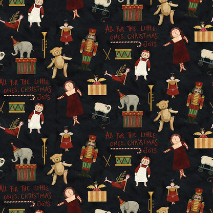Patterns from the naughty or nice christmas fabric collection