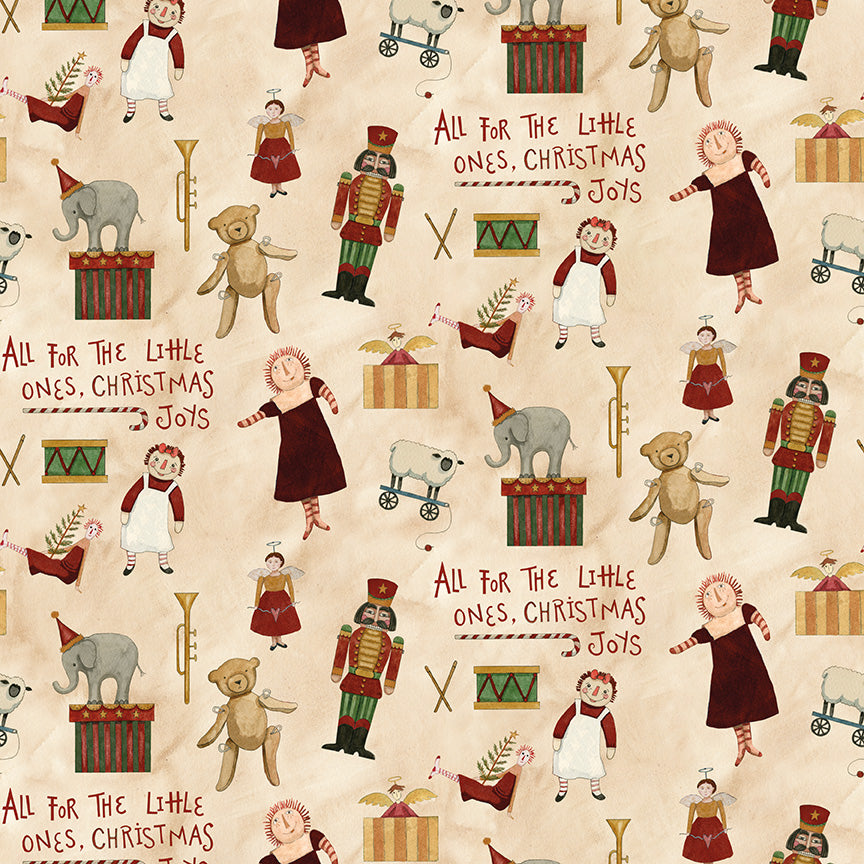 Patterns from the naughty or nice christmas fabric collection