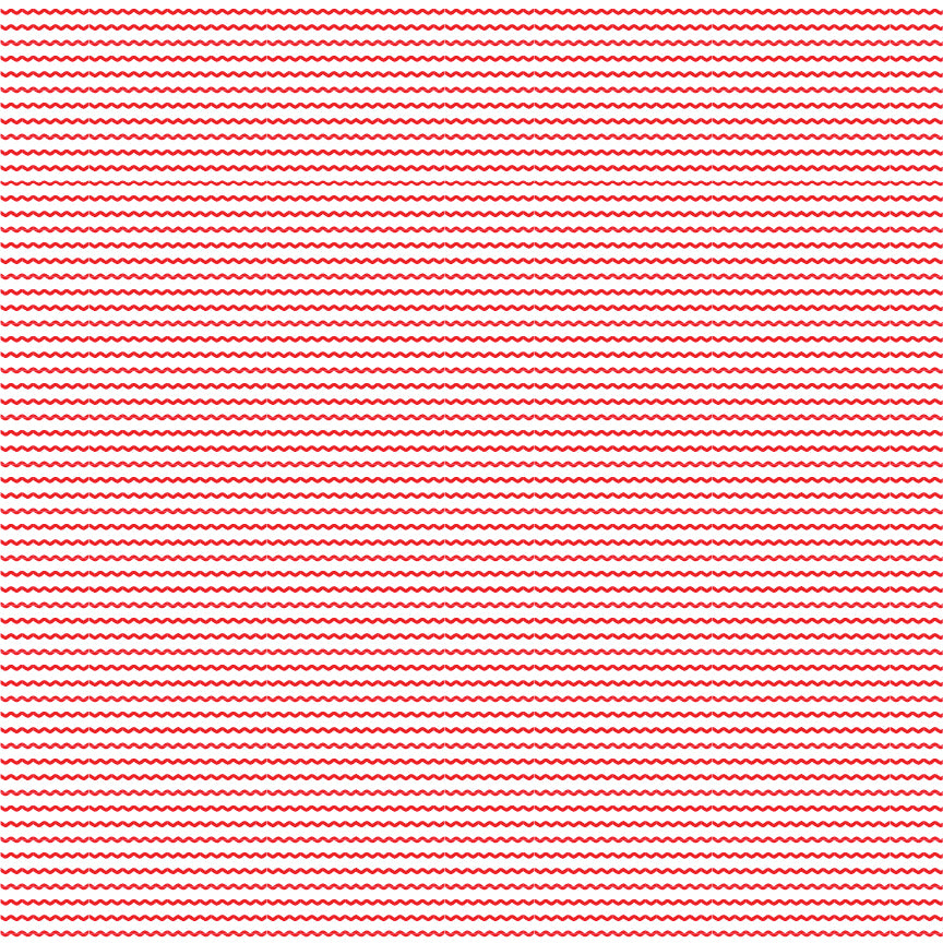 fabric pattern Ric Rac: A playful, zigzag stripe resembling classic ric-rac trim. Available in White, Red, and Aqua colorways  from the The Smitten Chicken collection by Lori Woods for Poppie Cotton is a cheerful, countryside-inspired fabric line. It features a lively color palette of red, pink, aqua, and white. It is ideal for quilts, kitchen projects, tea towels, and aprons
