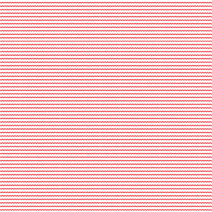 fabric pattern Ric Rac: A playful, zigzag stripe resembling classic ric-rac trim. Available in White, Red, and Aqua colorways  from the The Smitten Chicken collection by Lori Woods for Poppie Cotton is a cheerful, countryside-inspired fabric line. It features a lively color palette of red, pink, aqua, and white. It is ideal for quilts, kitchen projects, tea towels, and aprons