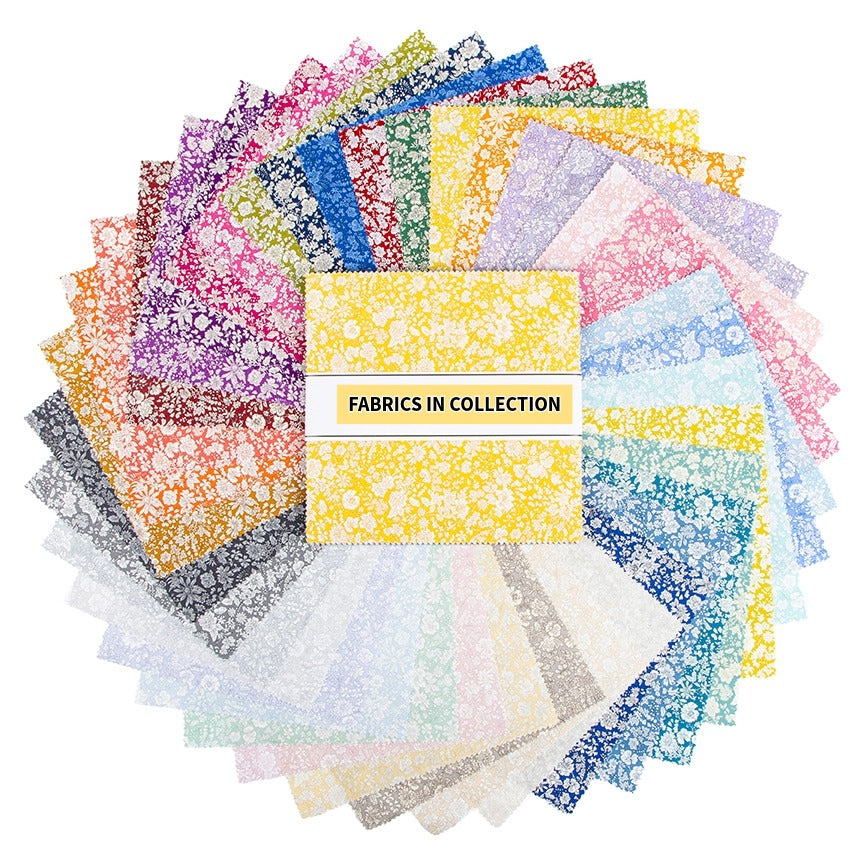Liberty Emily Belle 2 1/2" Precut Strips, Liberty Fabrics