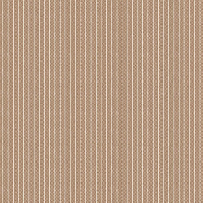 pattern stripe toffee a classic pinstripe design from The Tilda Creating Memories Autumn collection (part of the Seasonal Basics range) features 16 small-patterned fabrics in warm tones of ginger, saffron, brown, and rust, with touches of blue-grey and khaki. Designed by Tone Finnanger, the collection blends 9 printed and 7 woven cotton designs—including dainty florals, delicate stripes, and timeless plaids—ideal for quilting, softies, and  crafting.