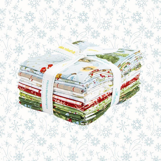 This fat quarter bundle includes 15 pieces from the Santa's Tree Farm collection by Lisa Audit for Riley Blake Designs.
18"x22"
