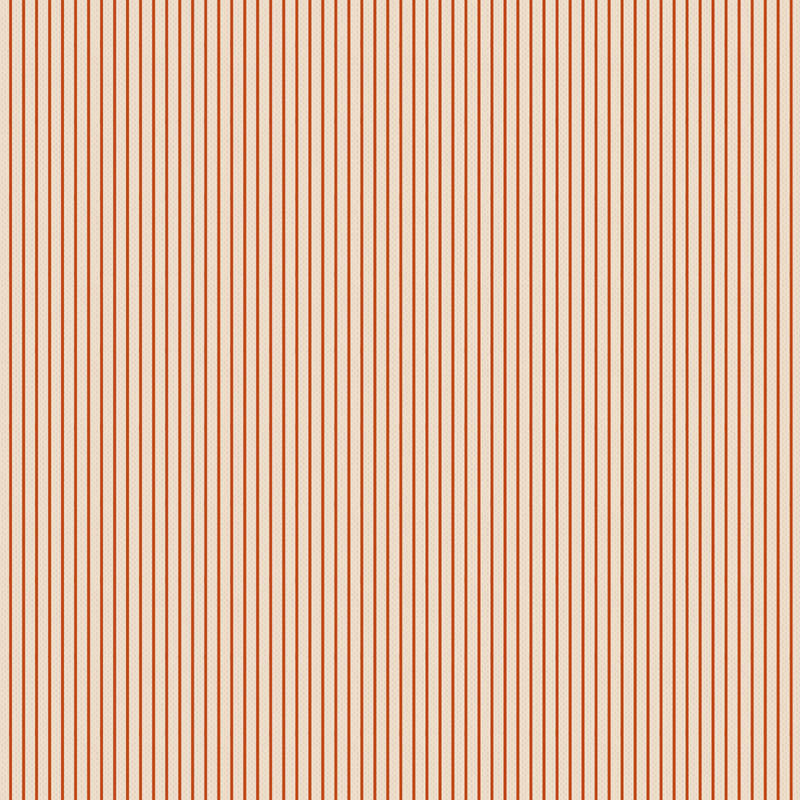 Pattern tiny stripe cream from The Tilda Creating Memories Autumn collection (part of the Seasonal Basics range) features 16 small-patterned fabrics in warm tones of ginger, saffron, brown, and rust, with touches of blue-grey and khaki. Designed by Tone Finnanger, the collection blends 9 printed and 7 woven cotton designs—including dainty florals, delicate stripes, and timeless plaids—ideal for quilting, softies, and  crafting.