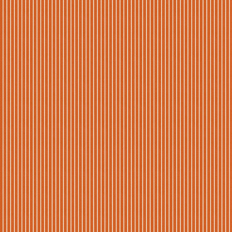 Pattern tinystripe giner a classic pinstripe design form The Tilda Creating Memories Autumn collection (part of the Seasonal Basics range) features 16 small-patterned fabrics in warm tones of ginger, saffron, brown, and rust, with touches of blue-grey and khaki. Designed by Tone Finnanger, the collection blends 9 printed and 7 woven cotton designs—including dainty florals, delicate stripes, and timeless plaids—ideal for quilting, softies, and  crafting.