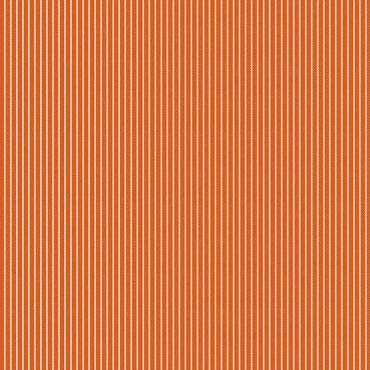 Pattern tinystripe giner a classic pinstripe design form The Tilda Creating Memories Autumn collection (part of the Seasonal Basics range) features 16 small-patterned fabrics in warm tones of ginger, saffron, brown, and rust, with touches of blue-grey and khaki. Designed by Tone Finnanger, the collection blends 9 printed and 7 woven cotton designs—including dainty florals, delicate stripes, and timeless plaids—ideal for quilting, softies, and  crafting.