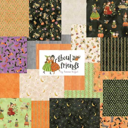 Fabric Halloween BUNDLES: Collection Ghoul Friends from Riley Blake