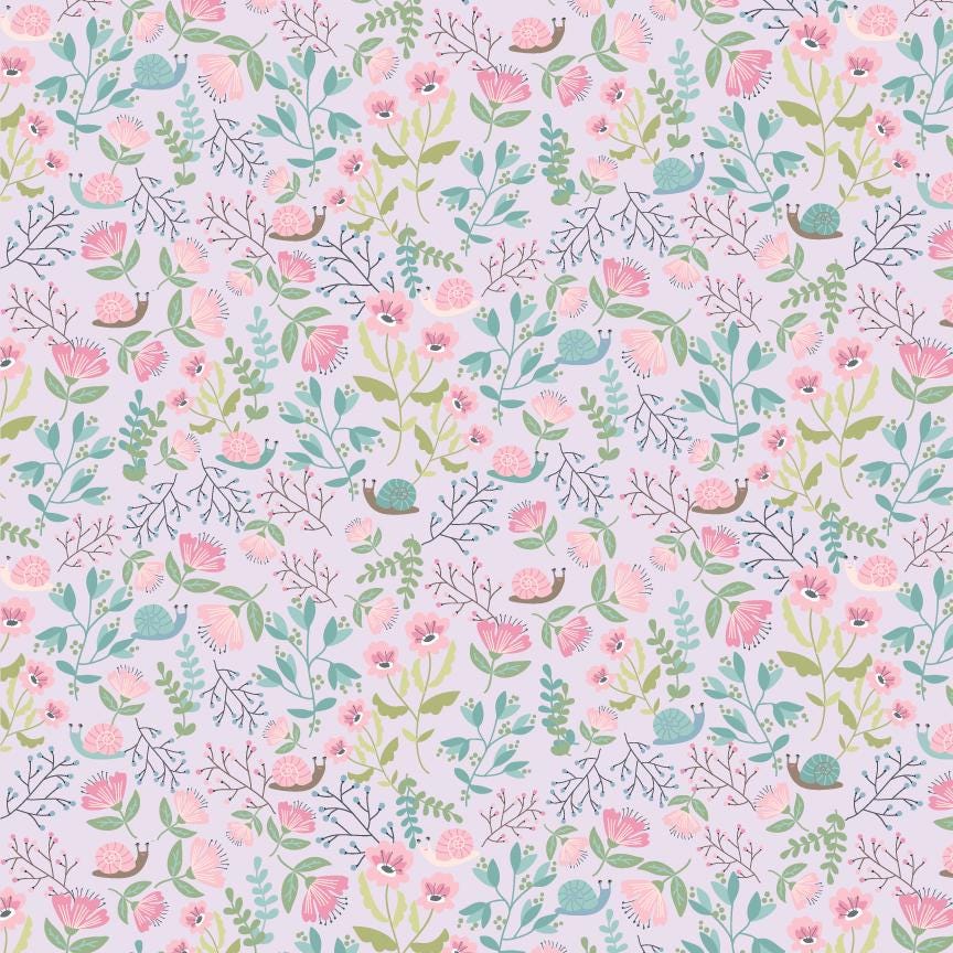 Le Petite Escargot Fat Quarter Bundle from Poppie Cotton 100% Cotton