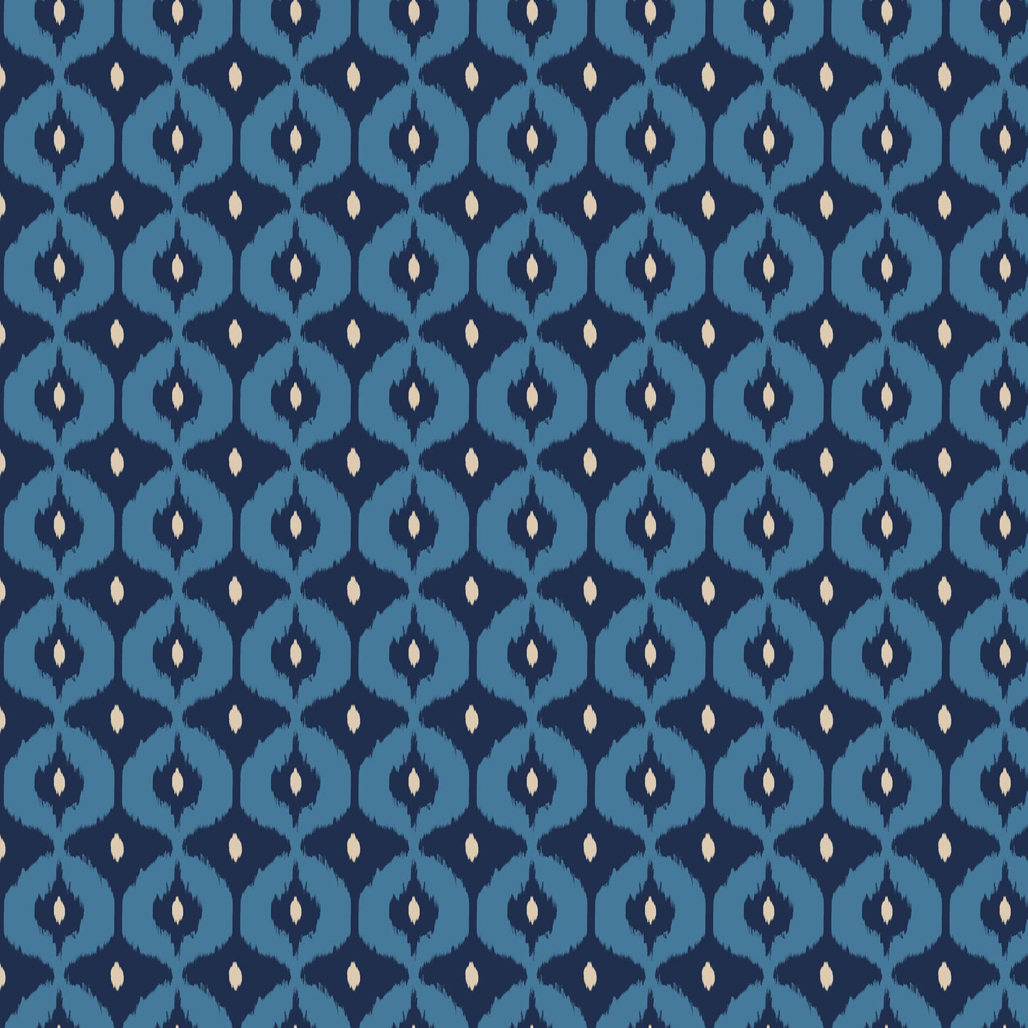 This pattern is bazaar blue from The Jubilant fabric collection, which is a summer-theme inspired by outdoor picnics and vintage celebration. Collection offers color of navy, red, blue, sand, cream with patterns Bold Florals: Inspired by summer gardens and vintage charm. Classic Gingham: Traditional checked patterns suitable for picnic-themed projects. Sweet Cherries: Playful fruit motifs that emphasize the summer theme. Dots and Spots: Geometric accents to complement the larger focal prints.