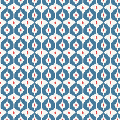 This pattern is bazaar white from The Jubilant fabric collection, which is a summer-theme inspired by outdoor picnics and vintage celebration. Collection offers color of navy, red, blue, sand, cream with patterns Bold Florals: Inspired by summer gardens and vintage charm. Classic Gingham: Traditional checked patterns suitable for picnic-themed projects. Sweet Cherries: Playful fruit motifs that emphasize the summer theme. Dots and Spots: Geometric accents to complement the larger focal prints.
