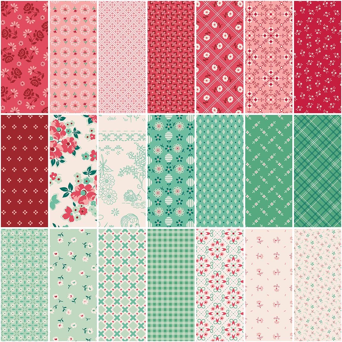 Berry & Sage Collection from Lori Holt for Riley Blake