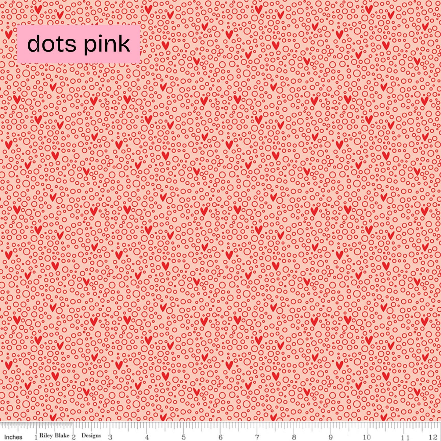 Fabric Floral/Valentines: Collection You & Me from Riley Blake