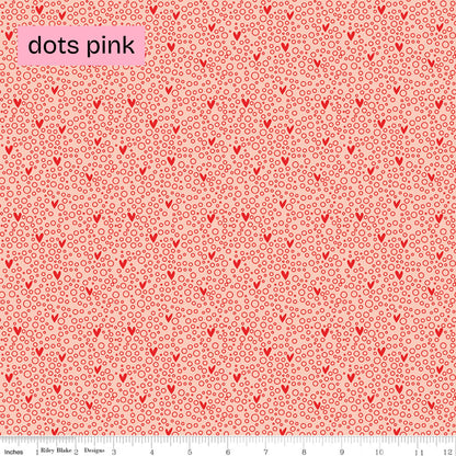 Fabric Floral/Valentines: Collection You & Me from Riley Blake