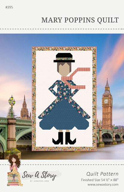 Mary Poppins Quilt by Jennifer Long for Riley Blake