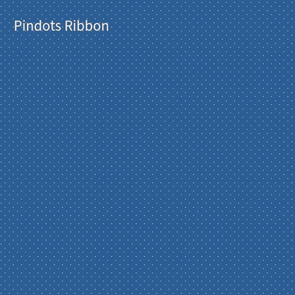 cotton fabric basics Pindots blue with white dots pattern name Pindots ribbon