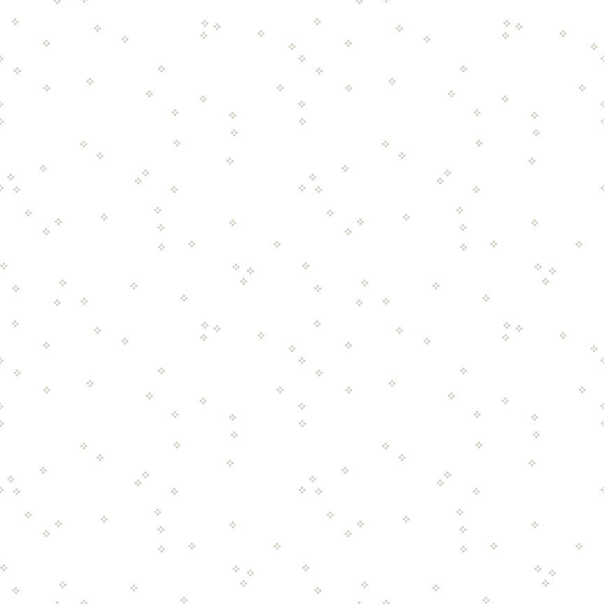cotton fabric basics white background with small squares